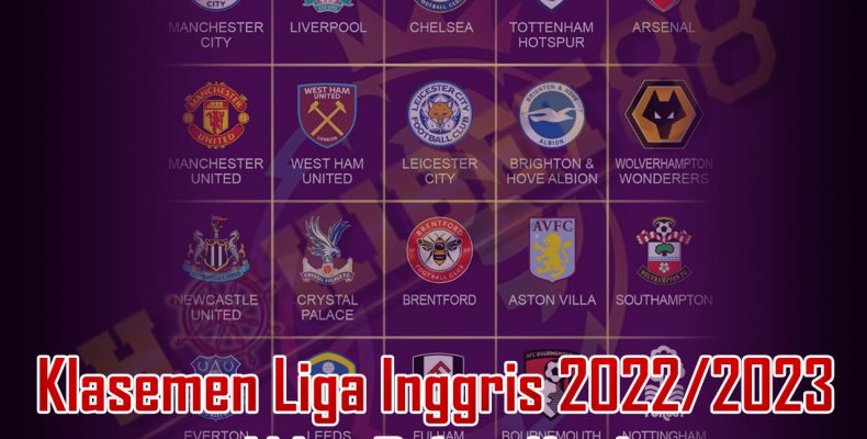 Klasemen Liga Inggris 2022/2023 Akhir Pekan Ke-4